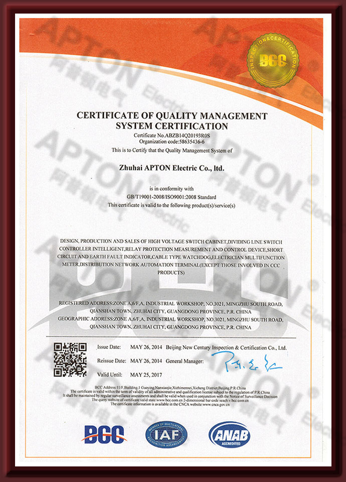 ISO90002008-质量管理体系 英